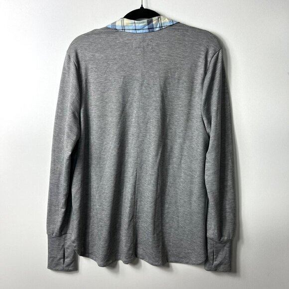 Betabrand checkered button up top women’s size XL - Picture 7 of 8